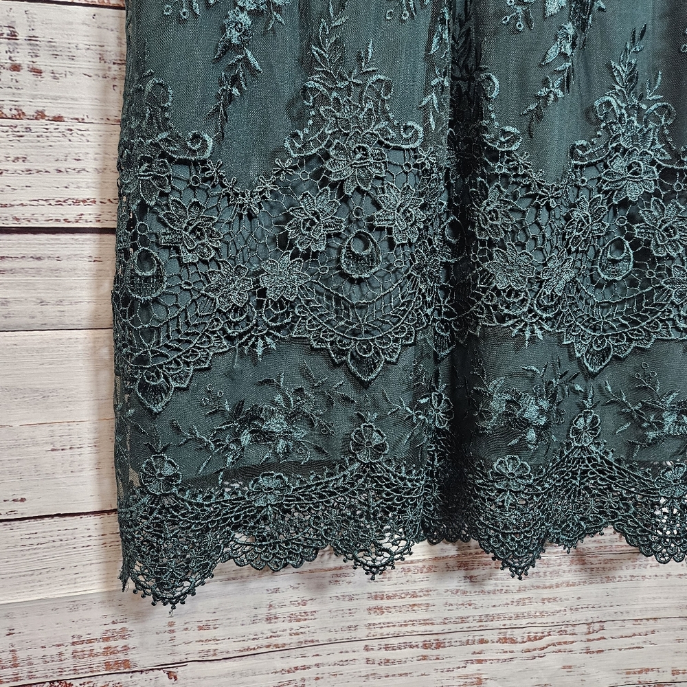 Nanette Lepore green lace dress - Picture 16 of 16